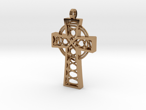 Celtic Cross 2.25" in Polished Brass