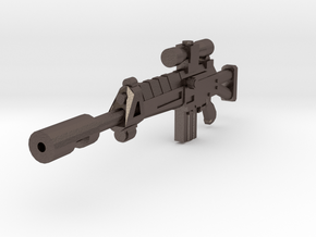 Assault Rifle Sharpshooter in Polished Bronzed Silver Steel