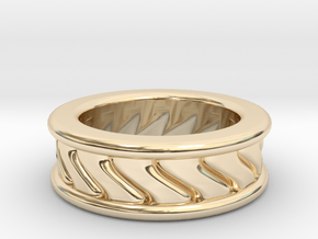 Chunky Vortex Ring in 14K Yellow Gold