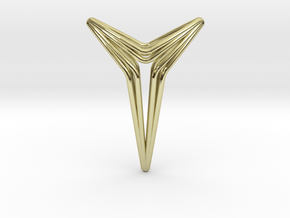 YOUNIVERSAL Star Pendant in 18k Gold Plated Brass
