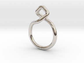 Dancing D.01, Ring US size 3, d=14mm  in Platinum: 3 / 44