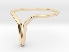 YOUNIVERSAL Y.01, US size 3.5, ring d=14,5mm in 14K Yellow Gold: 3.5 / 45.25