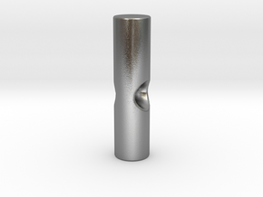 Umbrella rib tip 3mm plastic - 2.6mm metal in Natural Silver