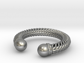 Viking Ring Alfa in Natural Silver