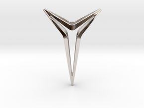 YOUNIVERSAL Star Pendant in Rhodium Plated Brass