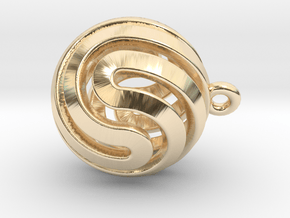 Ball-small-14-5 in 14k Gold Plated Brass