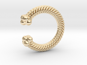 Viking Ring Gamma in 14k Gold Plated Brass