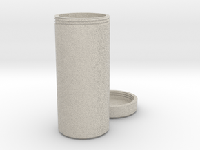 Multi-purpose Bottle with Screw On Cap in Natural Sandstone