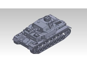 1/87 PzKpfw IV ausf.F in Smooth Fine Detail Plastic