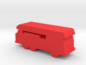 Game Piece, Ladder Truck in Red Processed Versatile Plastic