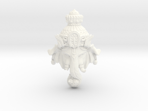 Ganesha -"Wishing Elephant" The god of wealth in White Processed Versatile Plastic