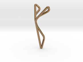 YOUNIVERSAL Superfly, Pendant. Elegance in Motion in Natural Brass
