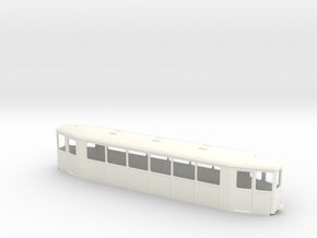 OEG Spitzmausbeiwagen Chassis in White Processed Versatile Plastic