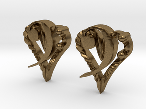 Music From The Heart Earrings in Natural Bronze