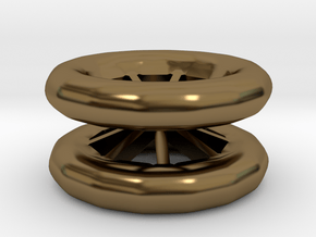 Double Wheel Export 3 in Polished Bronze