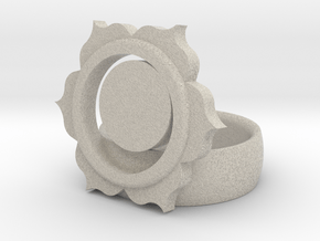 2nd Chakra Ring in Natural Sandstone