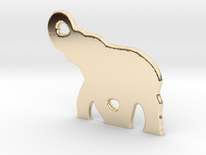 Elephant in 14K Yellow Gold