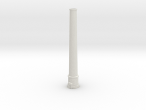 NUch01 Factory chimney in White Natural Versatile Plastic