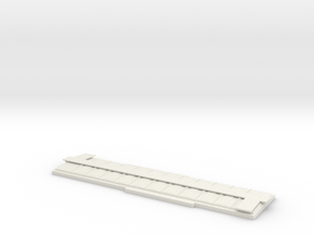 HO Scale Roof With Walkway Full Size (repaired) in White Natural Versatile Plastic