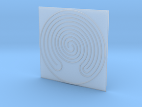 Labyrinth 64mm in Smooth Fine Detail Plastic