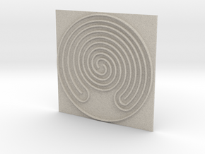 Labyrinth 64mm in Natural Sandstone