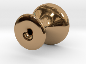 Coffee Tamper in Polished Brass