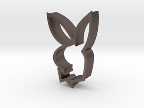 Iconic Bunny in Polished Bronzed Silver Steel
