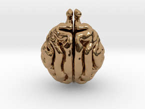 Cat Brain in Polished Brass