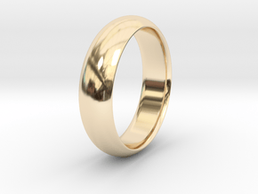 Wedding ring in 14K Yellow Gold