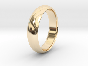 Wedding ring in 14k Gold Plated Brass