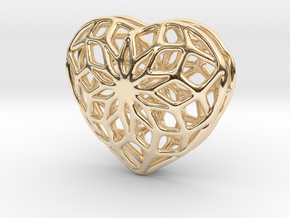 Valentine Heart - small in 14K Yellow Gold