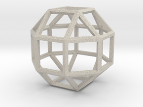 4" rhombicuboctahedron  in Natural Sandstone