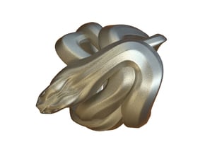Snake No.1 in Polished Bronzed Silver Steel