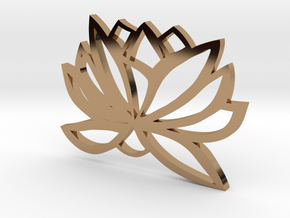 Lotus Design  in Polished Brass