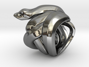 Snake No.1 in Fine Detail Polished Silver