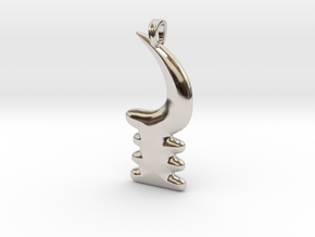 AKOBEN Symbol Jewelry Pendant  in Platinum