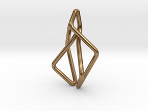 N-Line No.2 Pendant. Natural Chic in Natural Brass