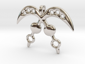 AKOFENA Symbol Jewelry Pendant  in Platinum