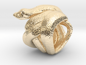 Snake No.2 in 14k Gold Plated Brass