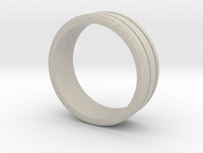 Classic wedding ring in Natural Sandstone