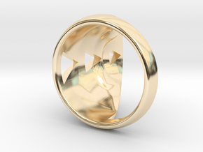 Curved Claw Ring in 14K Yellow Gold