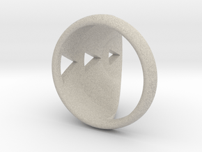 Curved Claw Ring in Natural Sandstone
