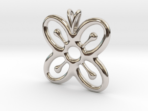 BESE SAKA Symbol Jewelry Pendant in Platinum
