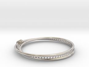 Möbius Snake Bracelet (Small) in Platinum