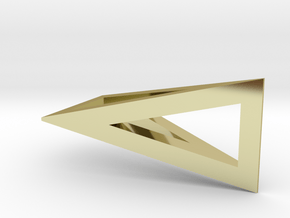 T-Prism Pendant in 18K Gold Plated
