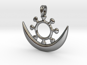 Symbol OSRAM NE NSOROMMA Jewelry Necklace in Fine Detail Polished Silver