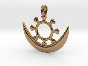 Symbol OSRAM NE NSOROMMA Jewelry Necklace in Polished Brass