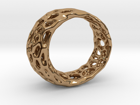 Frohr Design Radiolaria Ring in Polished Brass