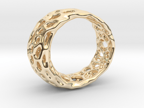 Frohr Design Radiolaria Ring in 14k Gold Plated Brass