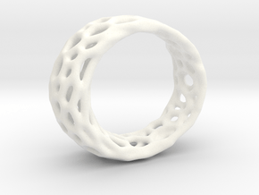 Frohr Design Radiolaria Ring in White Processed Versatile Plastic